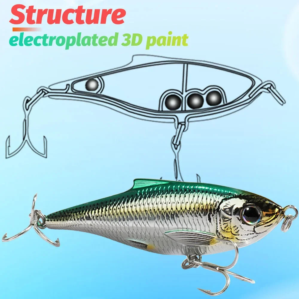 Top Water Floating Minnow 20g 9cm Pencil Lure 12g 7.5cm VIB Rattle Steel Ball Swimbait Twitch Wobbler Pesca Tackle Twitch Bait