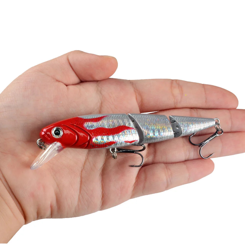 1PCS Wobblers Fishing Lure Multi-section Hard Bait 11cm 14.5g Artificial Bait Minnow Lure Crankbait Perch Carp Fishing Tackle