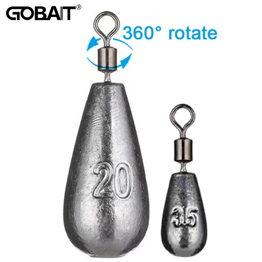 Drop Shot 15PCS/Lot Fishing Weight Sinker 3.5g 5g 7g 10g 14g 20g Tube Bullet Plumb Pendant Metal Jig Sea Tackle Kit Pesca Tool