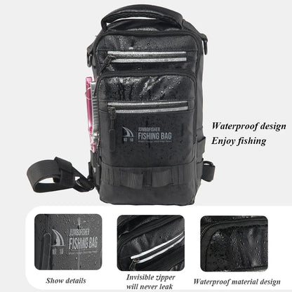 Fishing bag, fishing gear, backpack, lightweight tactical fishing gear box, multifunctional bag, outdoor fishing bag