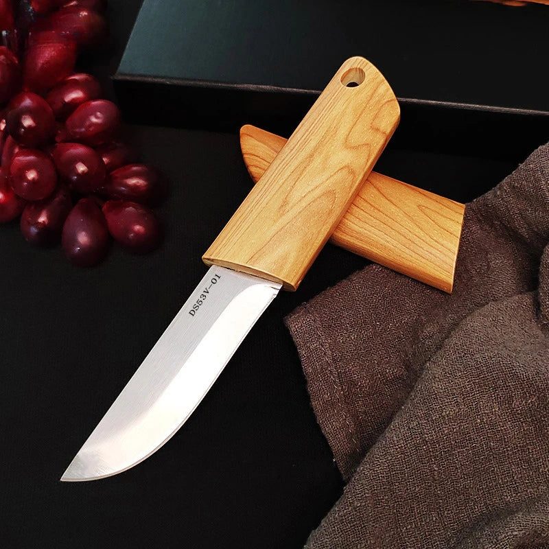 Cobie Sheathed portable pocket knife! For wilderness/camping/fishing/BBQ! Multi-scenario application, high quality pocket knife!