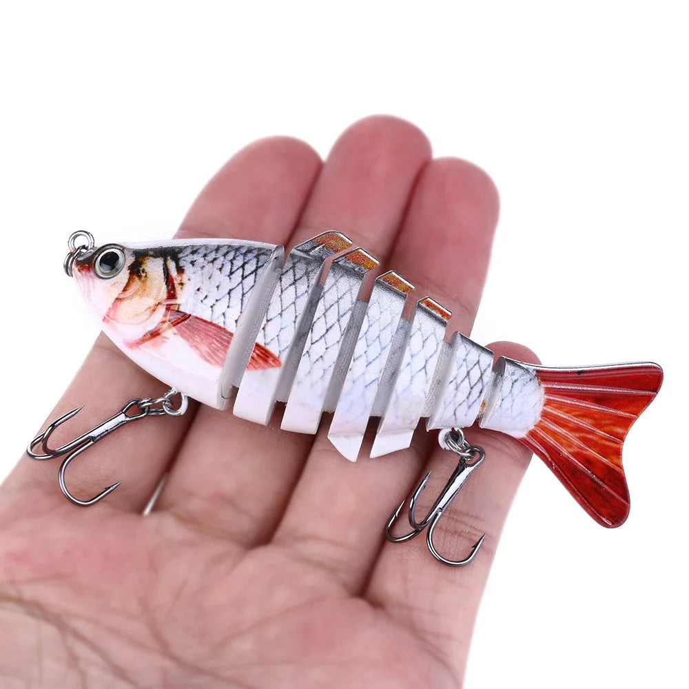 10CM 15.4G Sinking Wobblers Fishing Lures Multi Jointed Swimbait Hard Artificial Bait Pike Bass Fishing Lure Crankbait