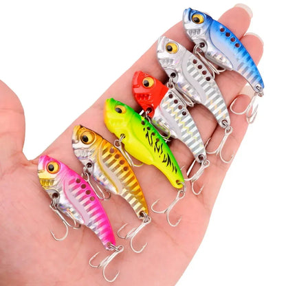 Aorace 5pcs/box Metal VIB 3/7/10/15/20g Fishing Lure Vibration Spoon Hard Baits Crankbait Wobbler Swimbait Cicada VIB Tackle