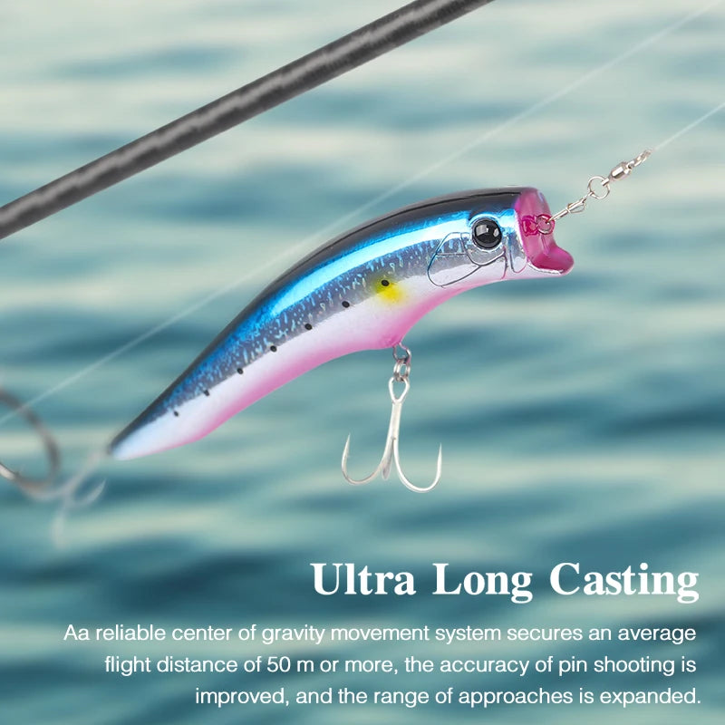 TSURINOYA 120F Ultra Long Casting Shallow Range Floating Minnow Beach Fishing Lure 120mm 20g 0-30cm GORGO Saltwater Hard Baits