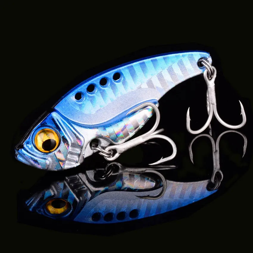 Aorace 5pcs/box Metal VIB 3/7/10/15/20g Fishing Lure Vibration Spoon Hard Baits Crankbait Wobbler Swimbait Cicada VIB Tackle