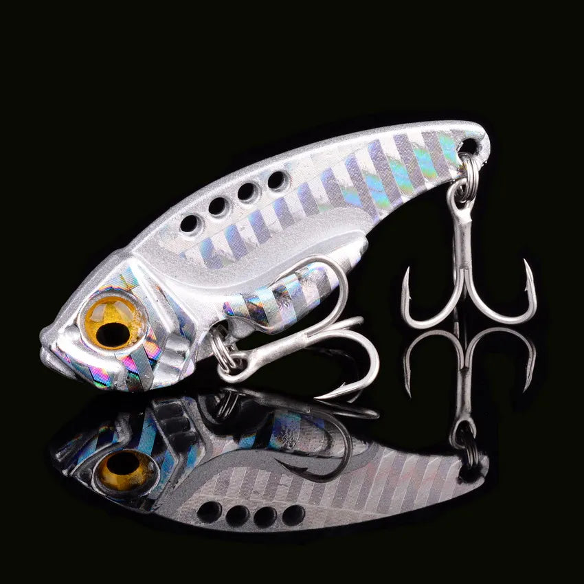 Aorace 5pcs/box Metal VIB 3/7/10/15/20g Fishing Lure Vibration Spoon Hard Baits Crankbait Wobbler Swimbait Cicada VIB Tackle