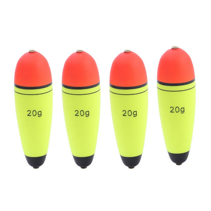 4pcs 10g-120g Foam Fishing Float Floating Buoyancy EVA Elastic Boya Fishing Float Rock Fishing Bobber Flotador Peche Boia Tackle