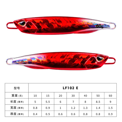 Hot Metal Jig Fishing Lure Weights 10g-60g Trolling Hard Bait Bass Fishing Bait Tackle Trout Jigging Lure Jigs Saltwater Lures