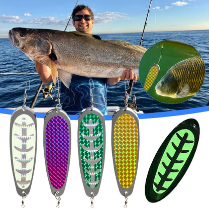 14cm Fishing Flasher Fishing Diving Flash Board Reflective Fishing Spoon Lure Trout Spin Flasher Fishing Accessories