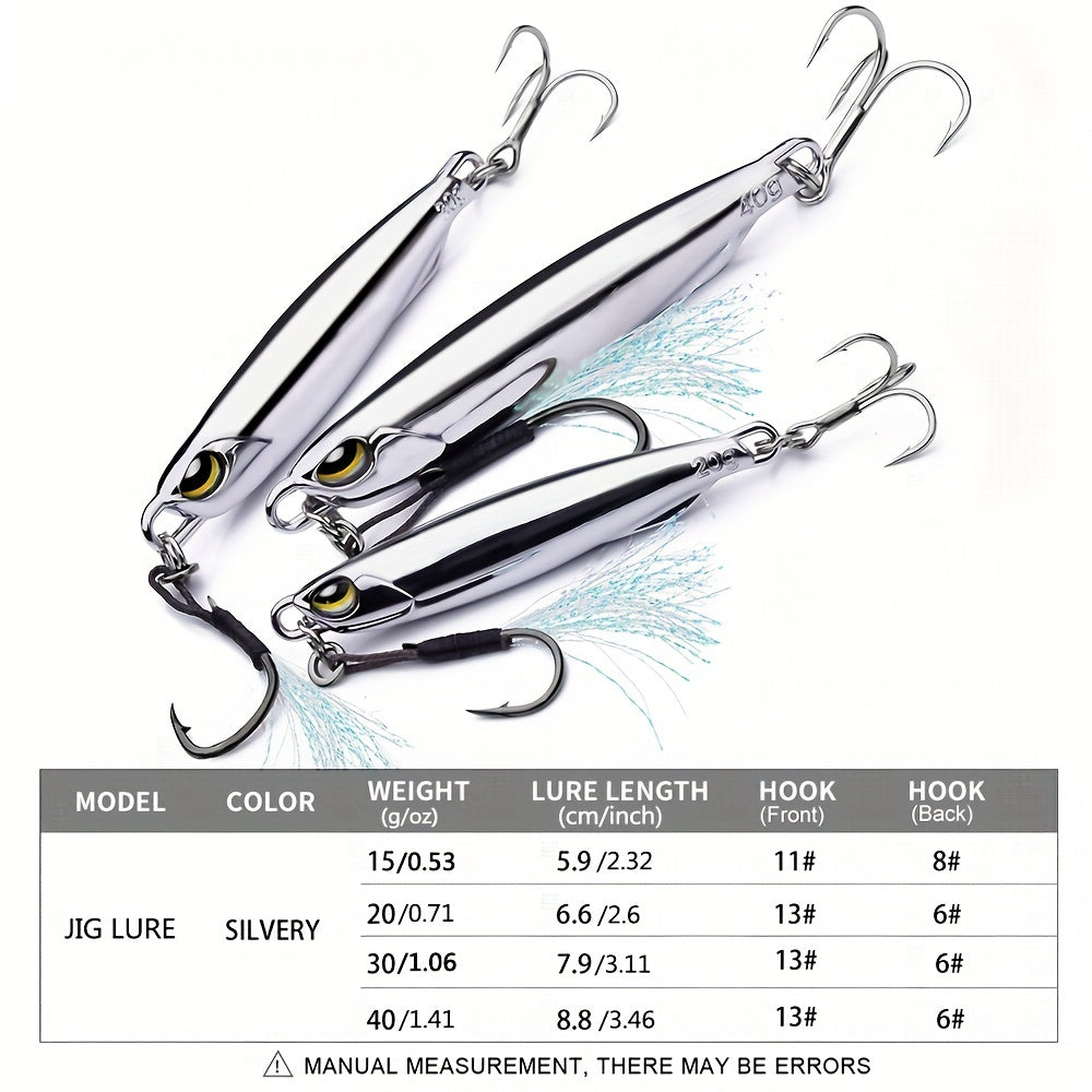 DUO Trolling Hard Bait Jig - Premium Metal Fishing Lure for Bass, Trout, Saltwater - Effective Jigging Lure with Irresistible Action and Vibrant Colors