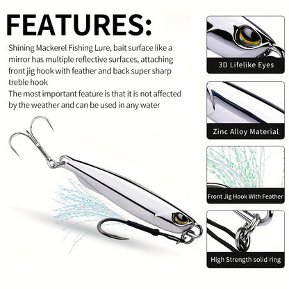 DUO Trolling Hard Bait Jig - Premium Metal Fishing Lure for Bass, Trout, Saltwater - Effective Jigging Lure with Irresistible Action and Vibrant Colors