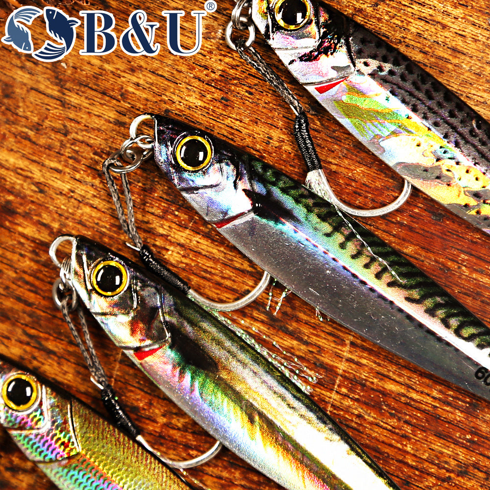 3D Metal Pencil Lure Bait - High-Quality Artificial Fishing Lure with Dual Sharp Hooks for Enhanced Catch Rate, Realistic Swimming Action, and Durable Construction for Outdoor Fishing Enthusiasts