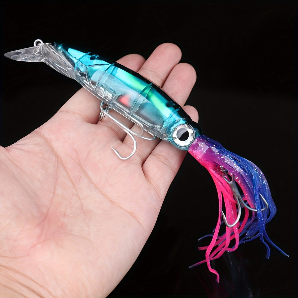 7pcs Large Octopus Lures - Realistic Bionic Fake Baits for Sea Fishing - Premium Fishing Tackles with Lifelike Swimming Action and Durable Construction